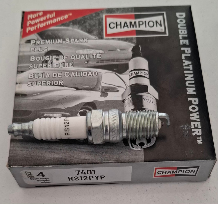 شمع چمپیون دبل پلاتینیوم، پایه کوتاه، کونیک، کله قندی پاور 7401 RS12PYP